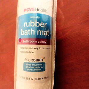 NEW in PKG CVS NON SLIP RUBBER BATH MAT